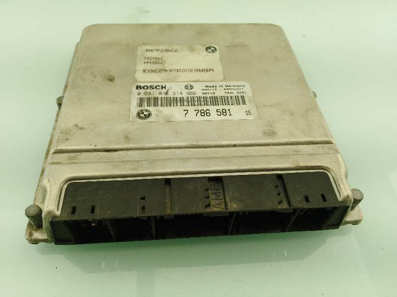 BMW 5 Series E39 (1995-2004) Moottorin ohjausyksikkö ECU 0281010314,0281010314 24666411