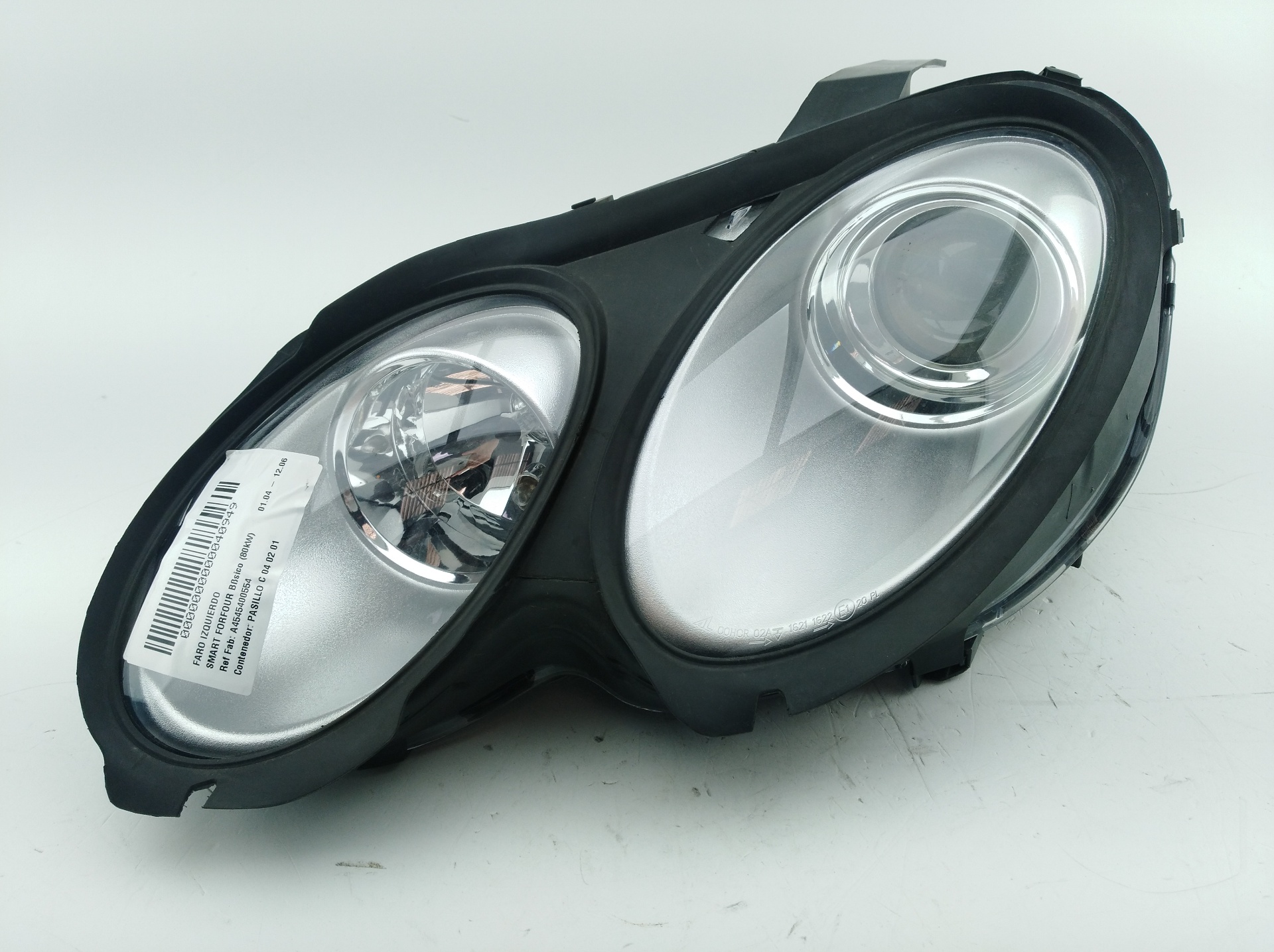 SMART Forfour 1 generation (2004-2006) Front Left Headlight A4545400554,A4545400554,A4545400554 18819991