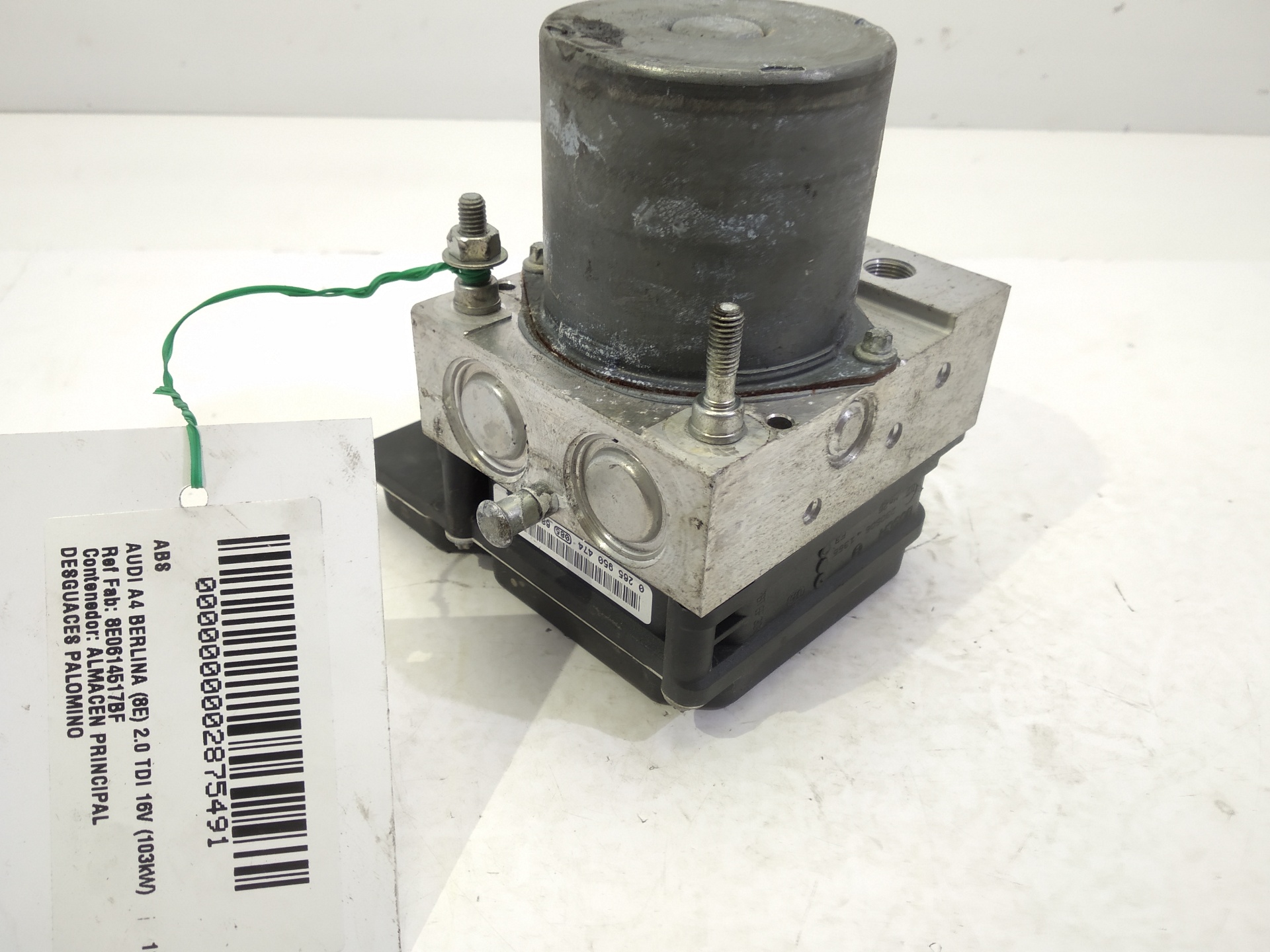 AUDI A4 B7/8E (2004-2008) ABS Pump 8E0614517BF 25304913