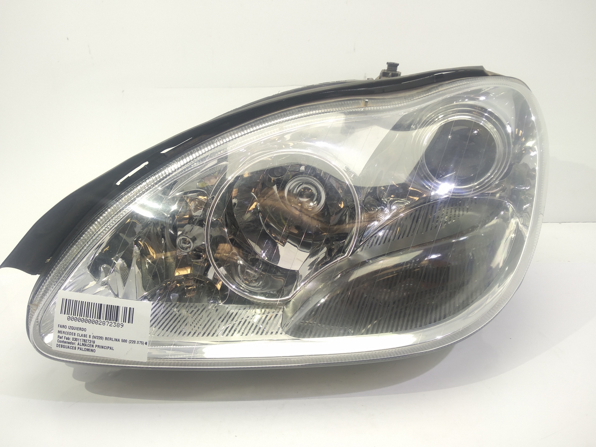 MERCEDES-BENZ S-Class W220 (1998-2005) Front venstre frontlykt 030117827319,030117827319,030117827319 24515483