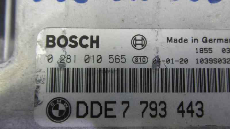 BMW 3 Series E46 (1997-2006) Motorkontrolenhed ECU 0281010565,0281010565,0281010565 19101368