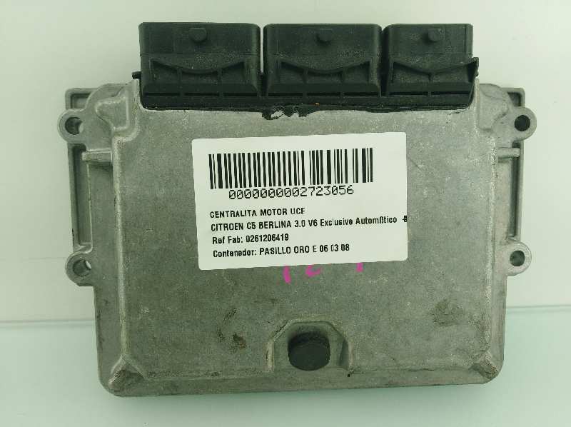 CITROËN C5 1 generation (2001-2008) Unitate de control motor 0261206419, 0261206419 19218239