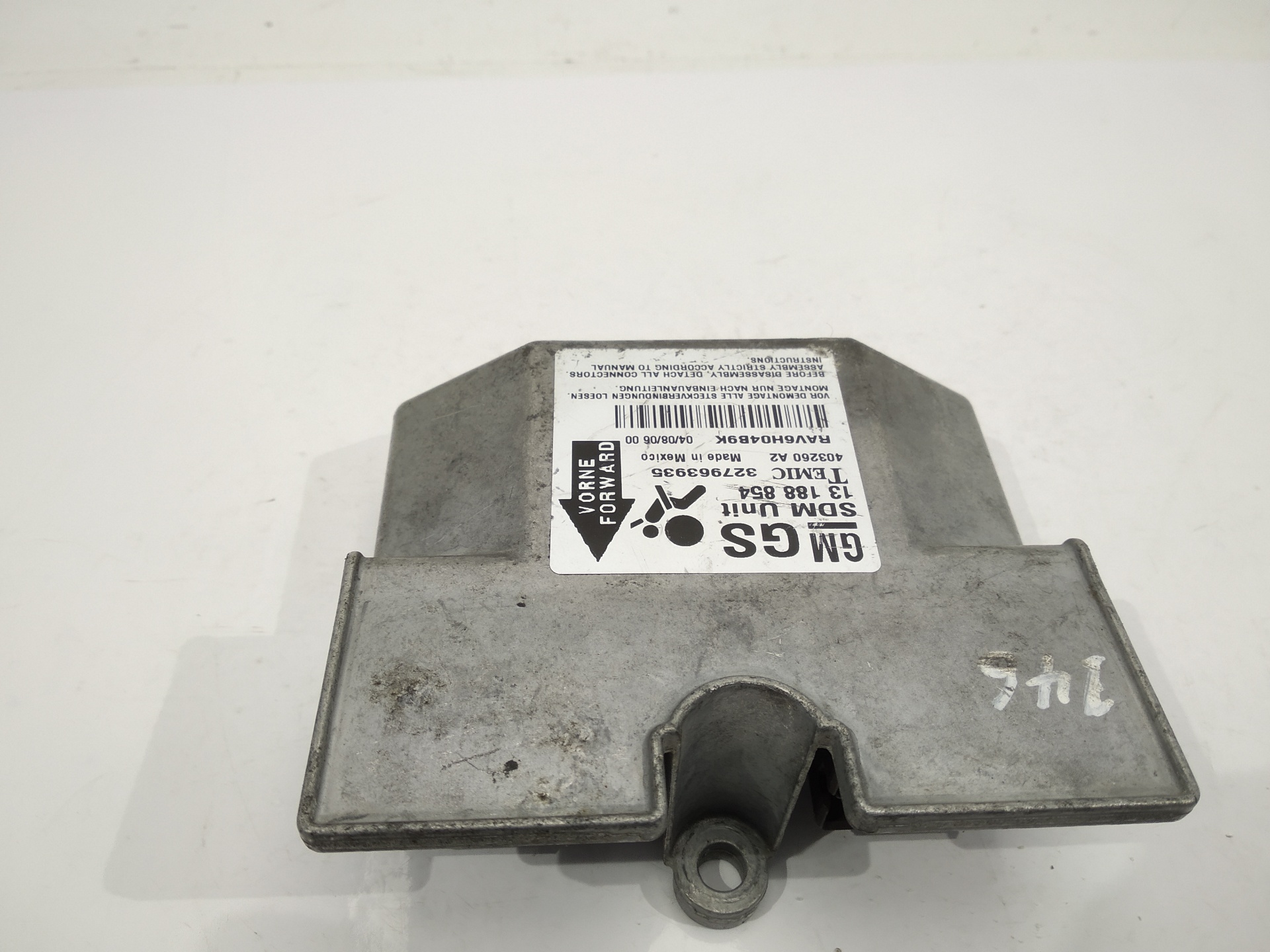 OPEL Astra H (2004-2014) SRS Control Unit 13188854, 13188854, 13188854 24514023