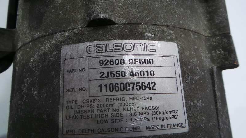 NISSAN Almera Tino 1 generation  (2000-2006) Luftkondisjoneringspumpe 926009F500,926009F500,926009F500 19255423