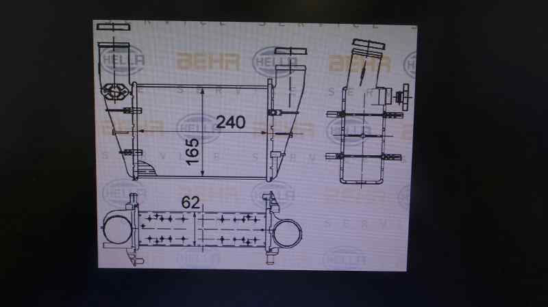 AUDI A4 B5/8D (1994-2001) Interkūlerio radiatorius 058145805A 19088945