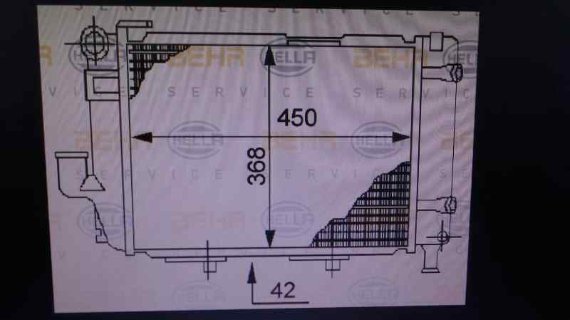 MERCEDES-BENZ E-Class W124 (1984-1997) Air Con radiator 1939628 19103873