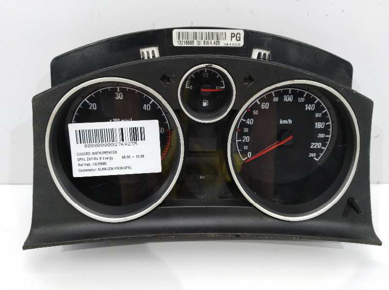 OPEL Zafira B (2005-2010) Speedometer 13216685 25288568