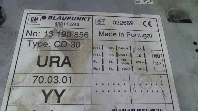 OPEL Astra J (2009-2020) Player muzical fără navigație 13190856,13190856,13190856 19090587