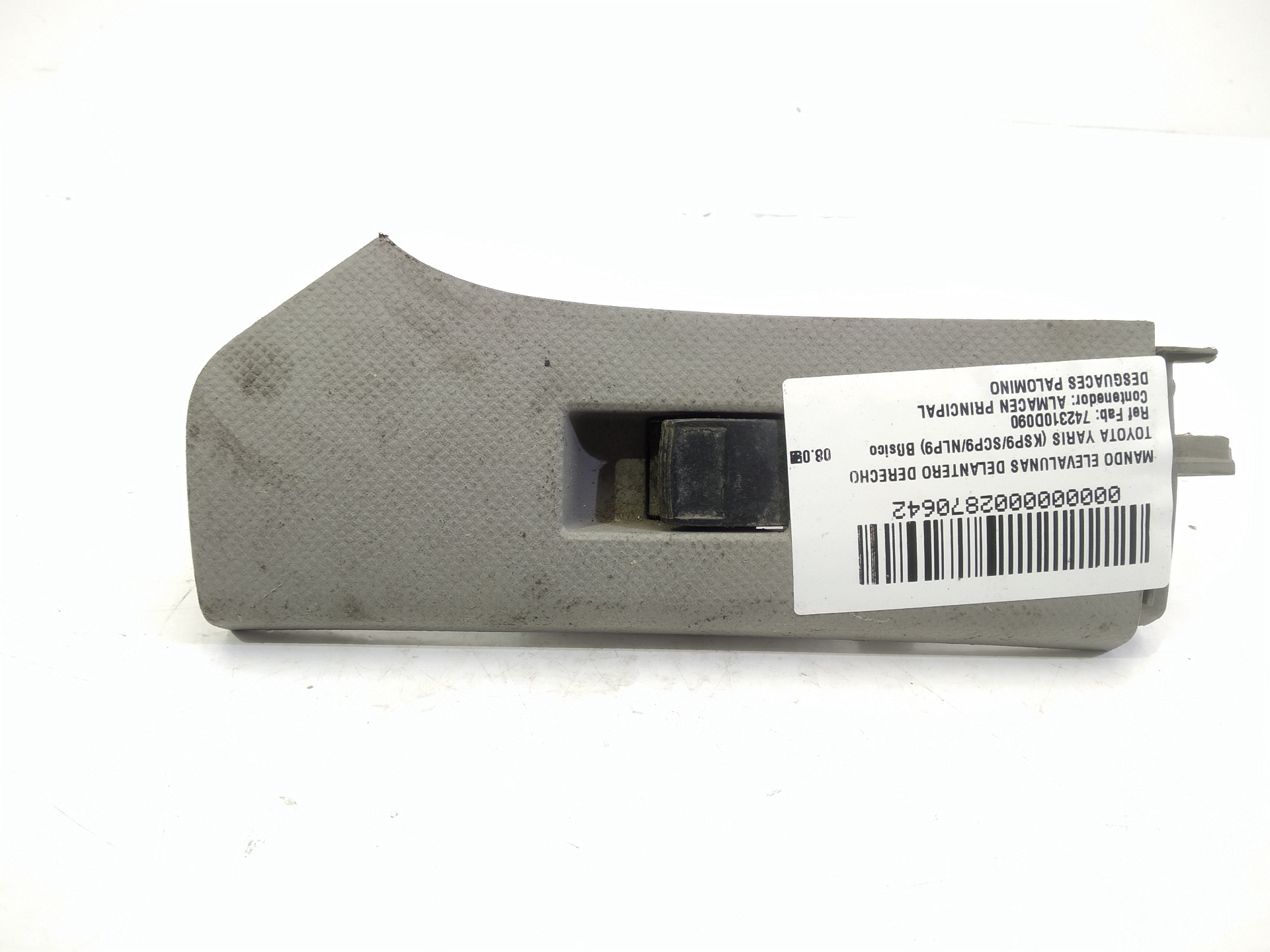 TOYOTA Yaris 2 generation (2005-2012) Кнопка стеклоподъемника передней правой двери 742310D090,742310D090,742310D090 24515075