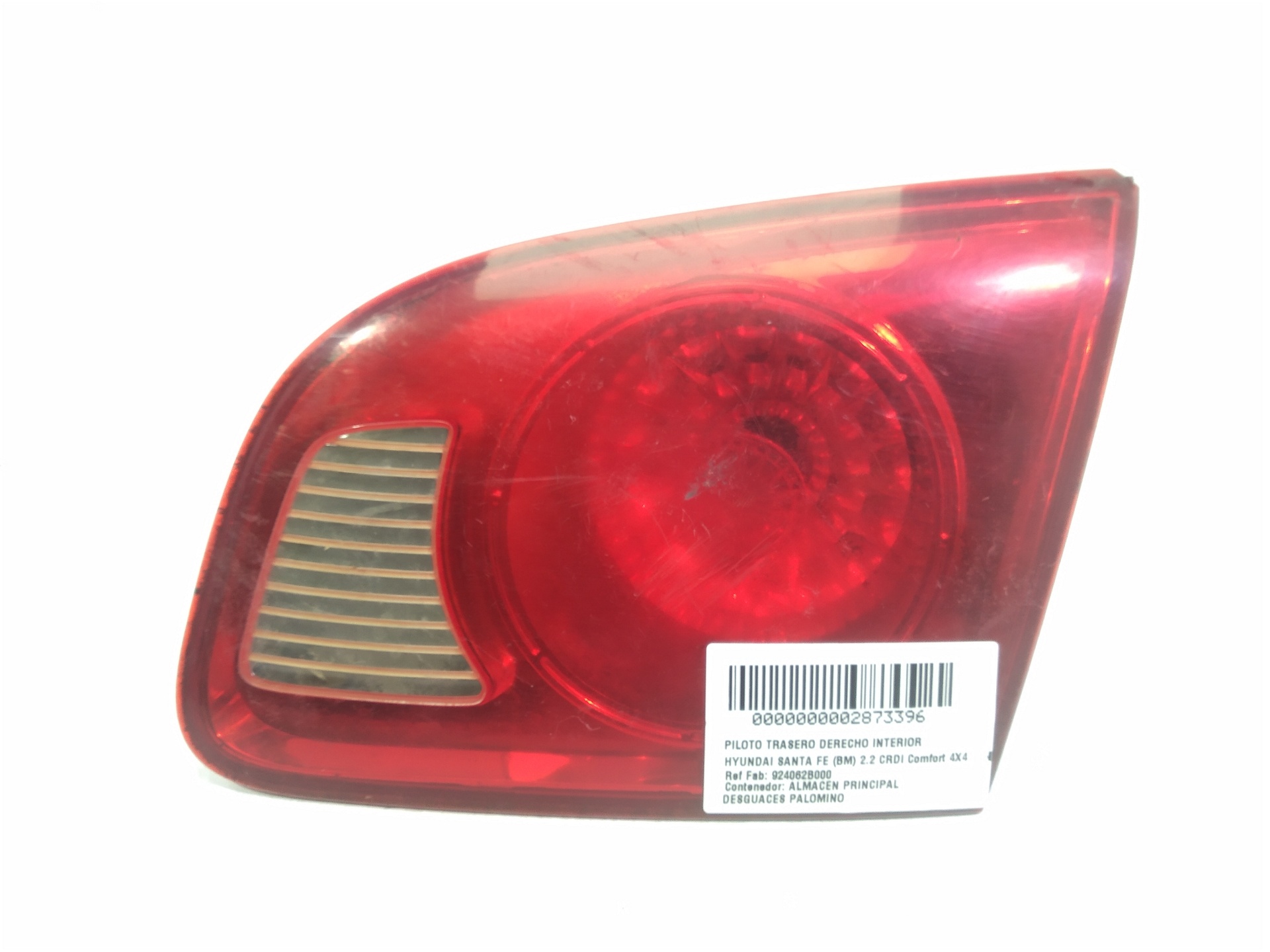 HYUNDAI Santa Fe CM (2006-2013) Rear Right Taillight Lamp 924062B000 25300727