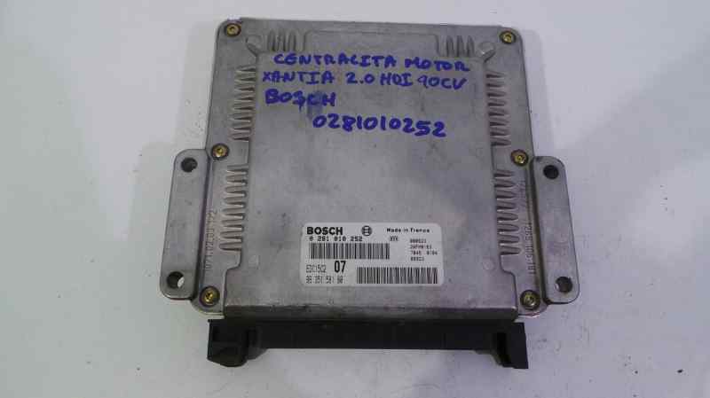 CITROËN Xantia X1 (1993-1998) Engine Control Unit ECU 0281010252, 0281010252 19098466