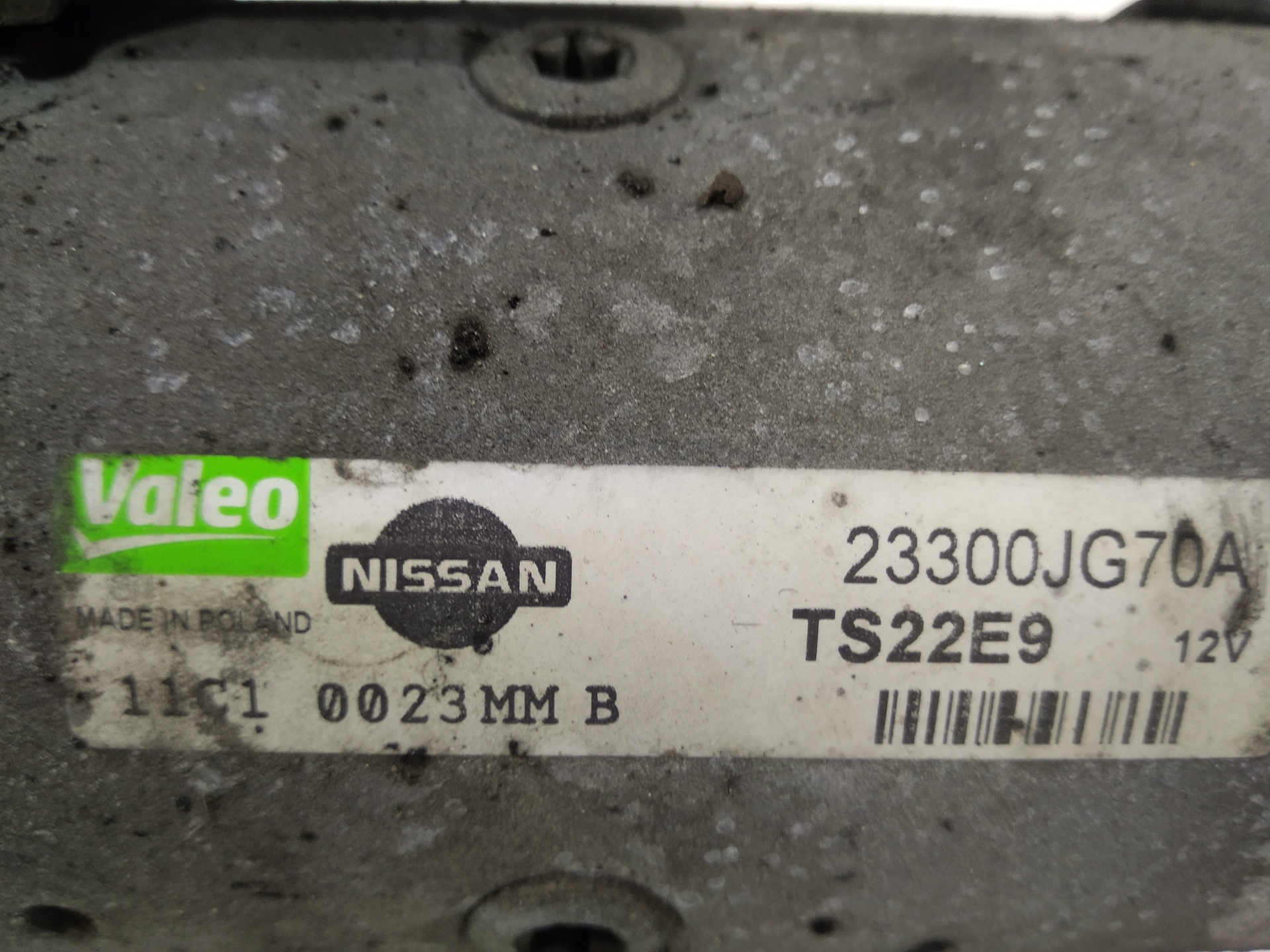 NISSAN Qashqai 1 generation (2007-2014) Starter Motor TS22E9, TS22E9, TS22E9 24512404