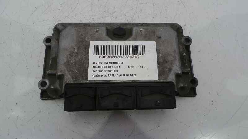 CITROËN Saxo 2 generation (1996-2004) Engine Control Unit ECU 0281001839, 0281001839 19219778