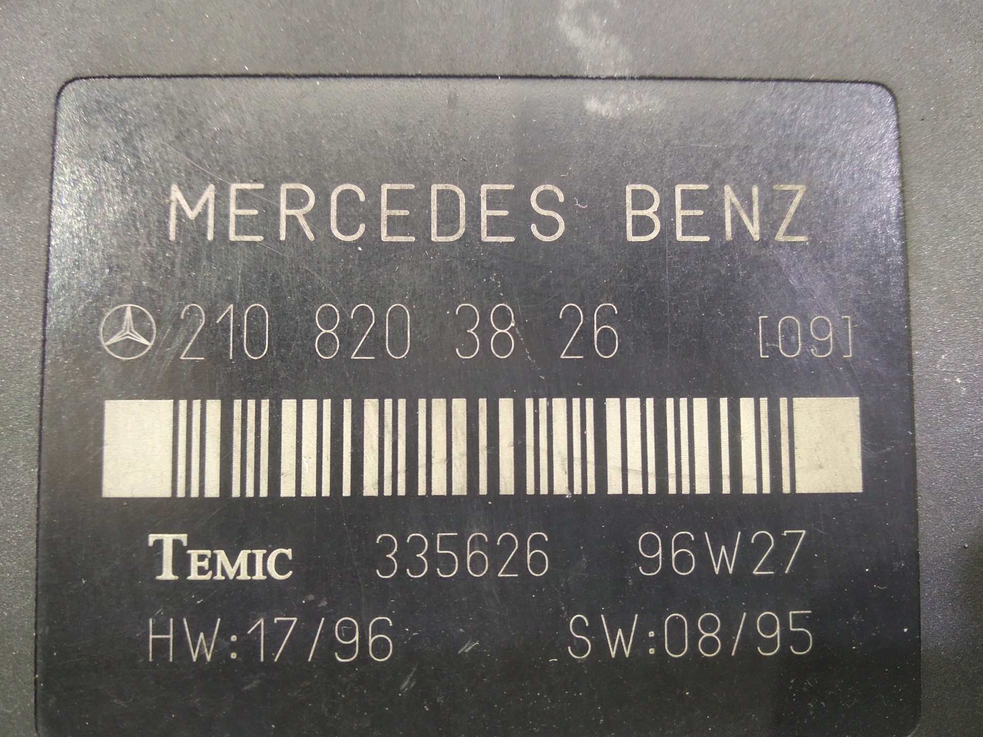 MERCEDES-BENZ E-Class W210 (1995-2002) Comfort Control Unit 2108203826 25300970
