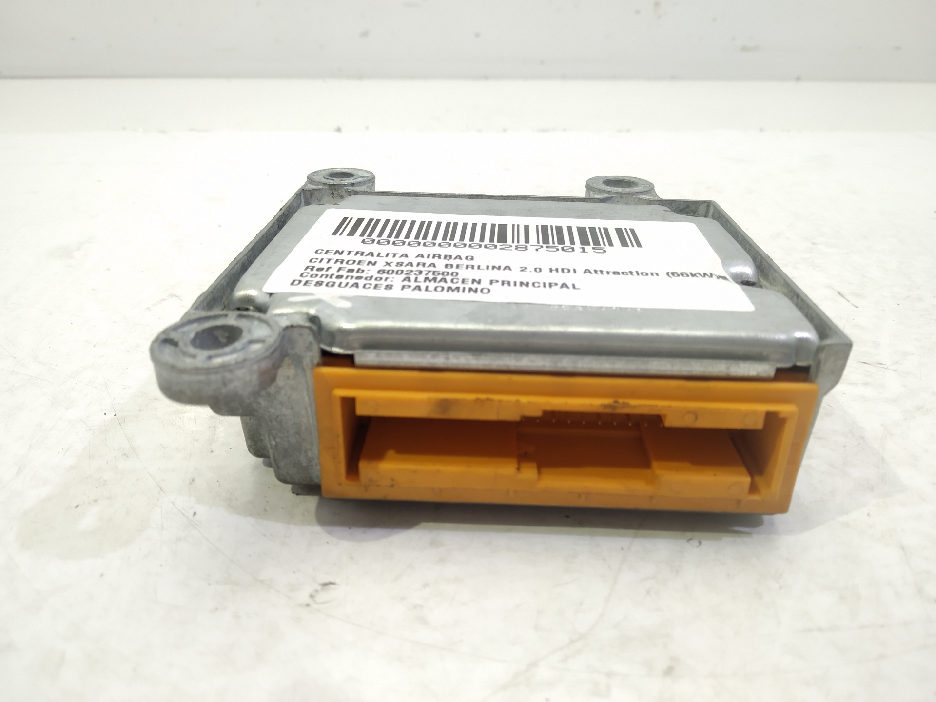 CITROËN Xsara 1 generation (1997-2004) SRS vadības bloks 600237500 25304863