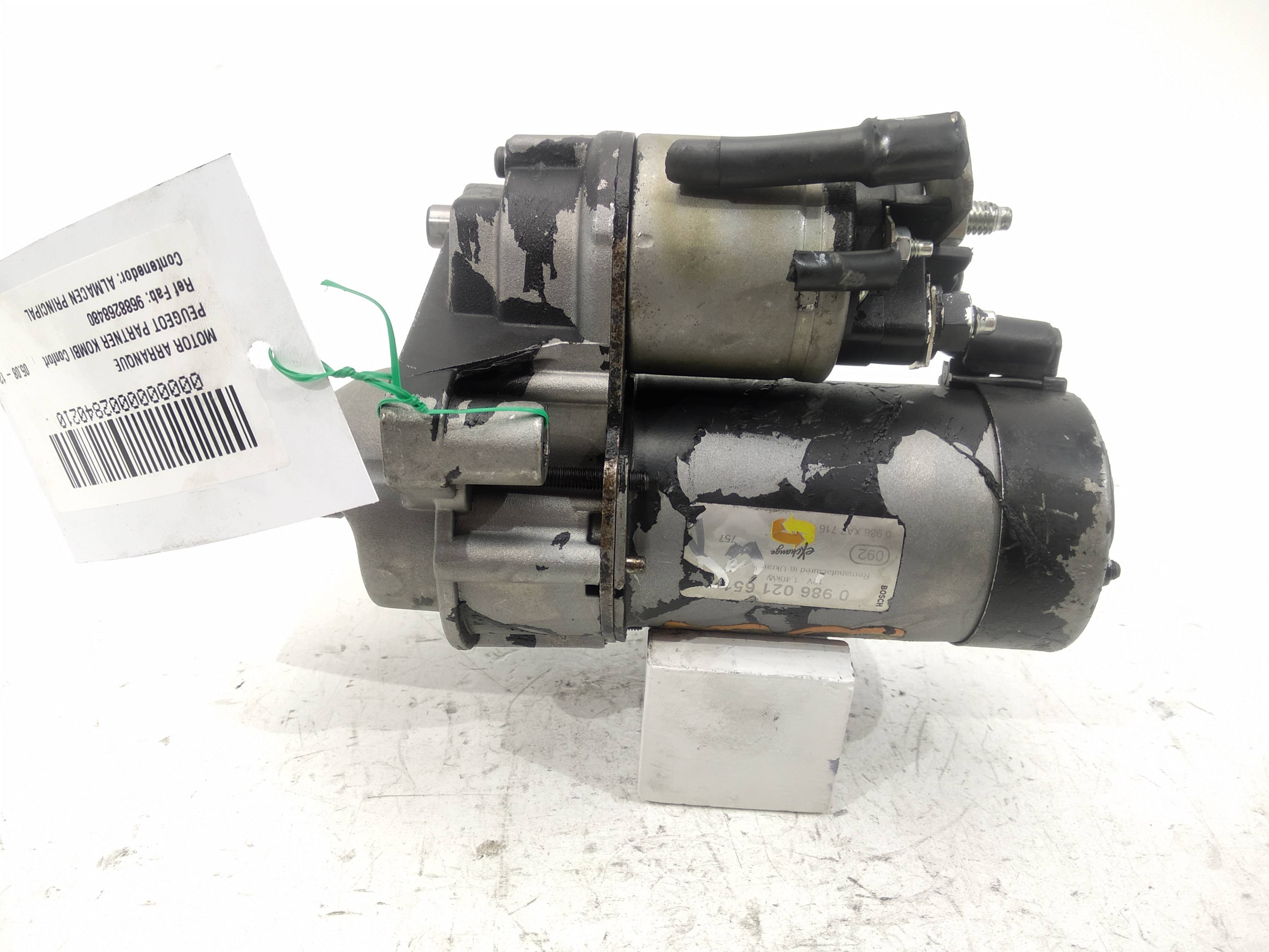 PEUGEOT 306 1 generation (1993-2002) Startmotor 9688268480 25298190