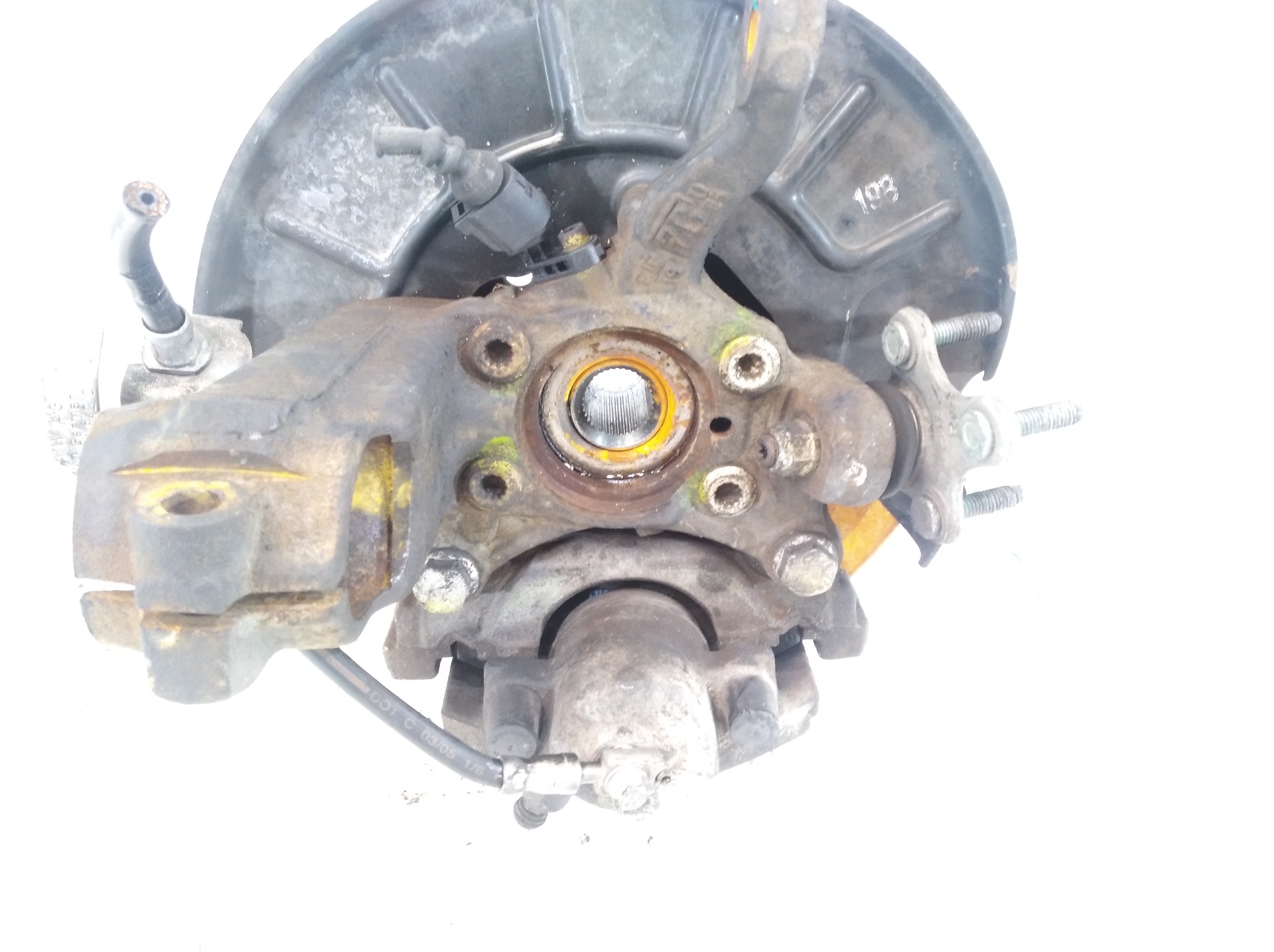 OPEL Toledo 3 generation (2004-2010) Ступица передняя правая 1K0407256T, 1K0407256T, 1K0407256T 24667702