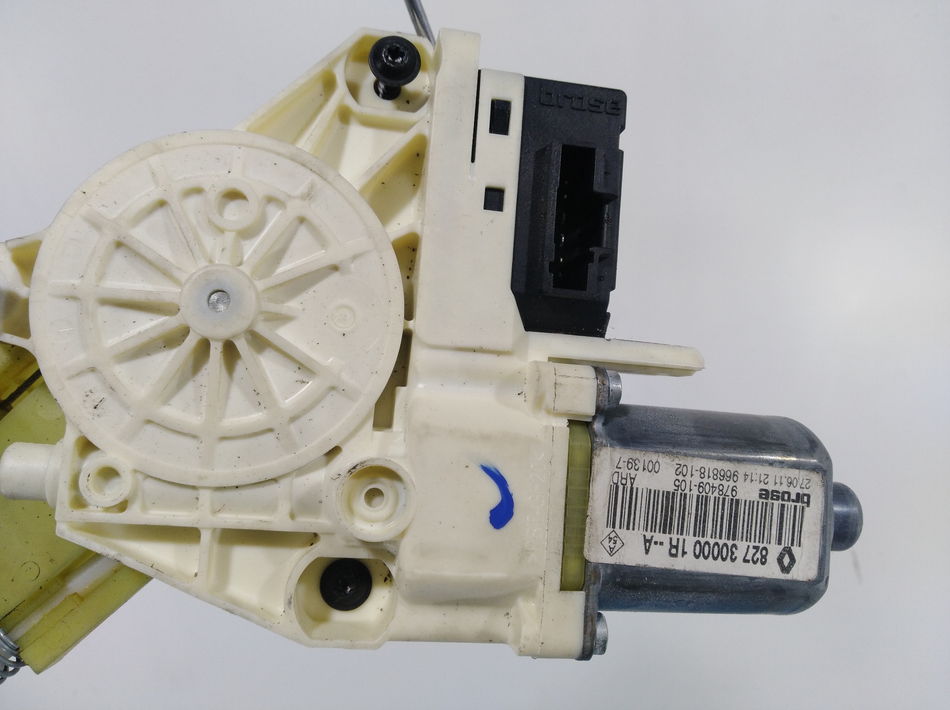 RENAULT Laguna 3 generation (2007-2015) Rear Right Door Window Regulator 827300001RA,827300001RA,827300001RA 24666694