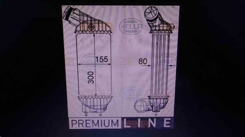 CITROËN C4 Picasso 1 generation (2006-2013) Интеркулер радиатор 9656525880 19108813