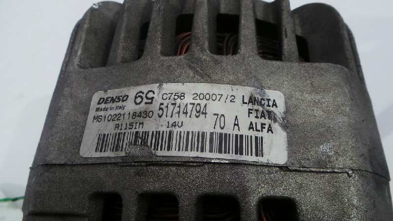 FIAT Punto 3 generation (2005-2020) Alternator MS1022118430, MS1022118430 19200786