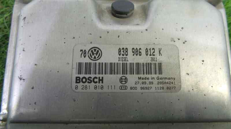 VOLKSWAGEN Bora 1 generation (1998-2005) Motorkontrolenhed ECU 0281010111,0281010111,0281010111 18973917