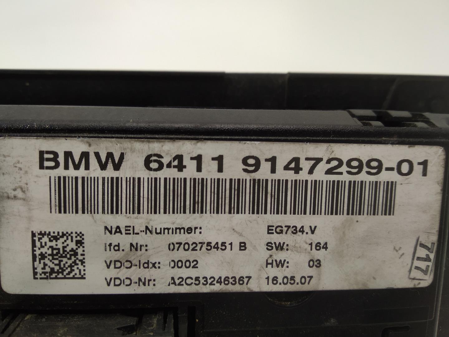 BMW 3 Series E90/E91/E92/E93 (2004-2013) Klimato kontrolės (klimos) valdymas 6411914729901, 6411914729901, 6411914729901 24512507