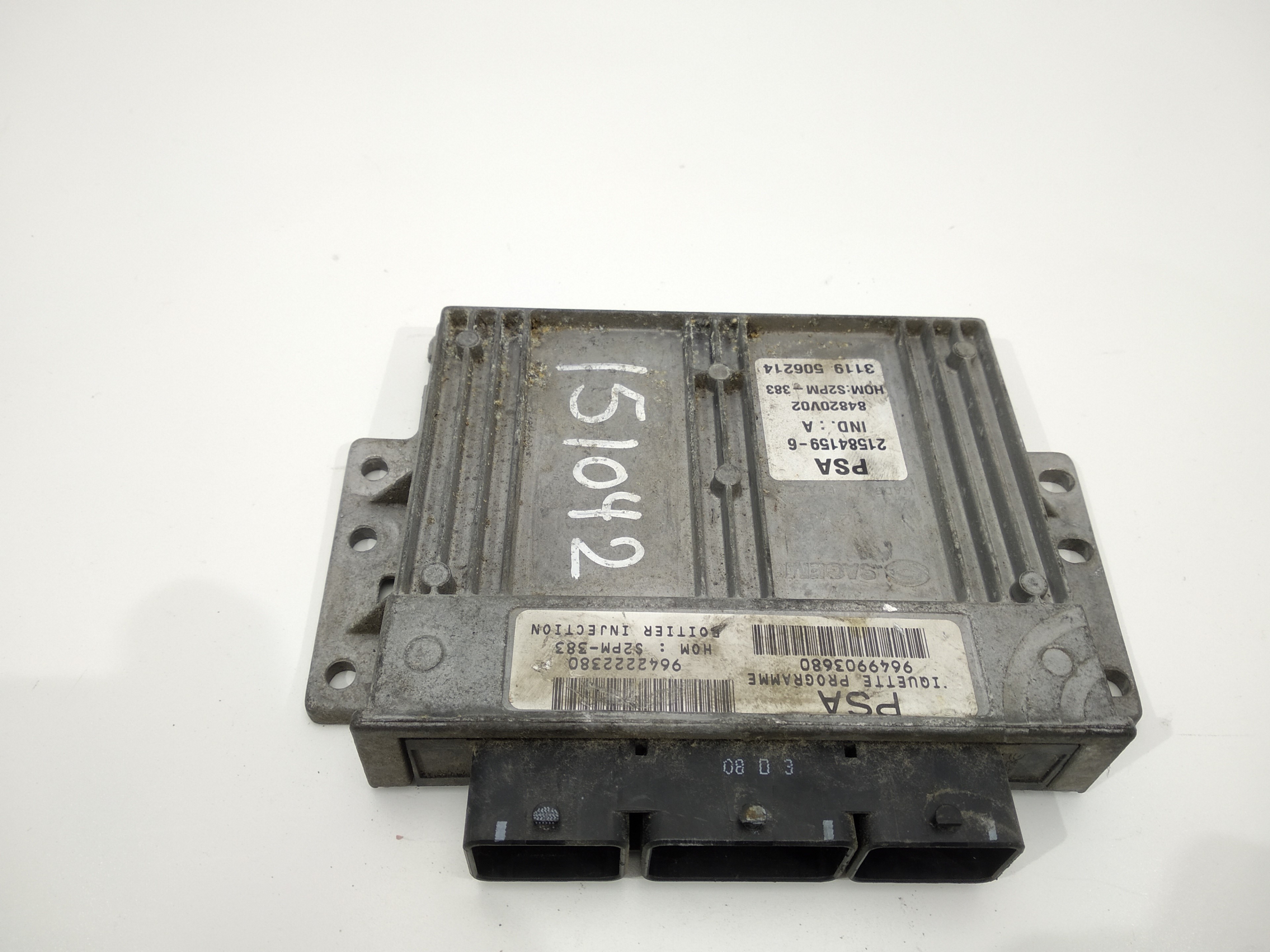 CITROËN C3 1 generation (2002-2010) Unitate de control motor 9649903680, 9649903680 19343161