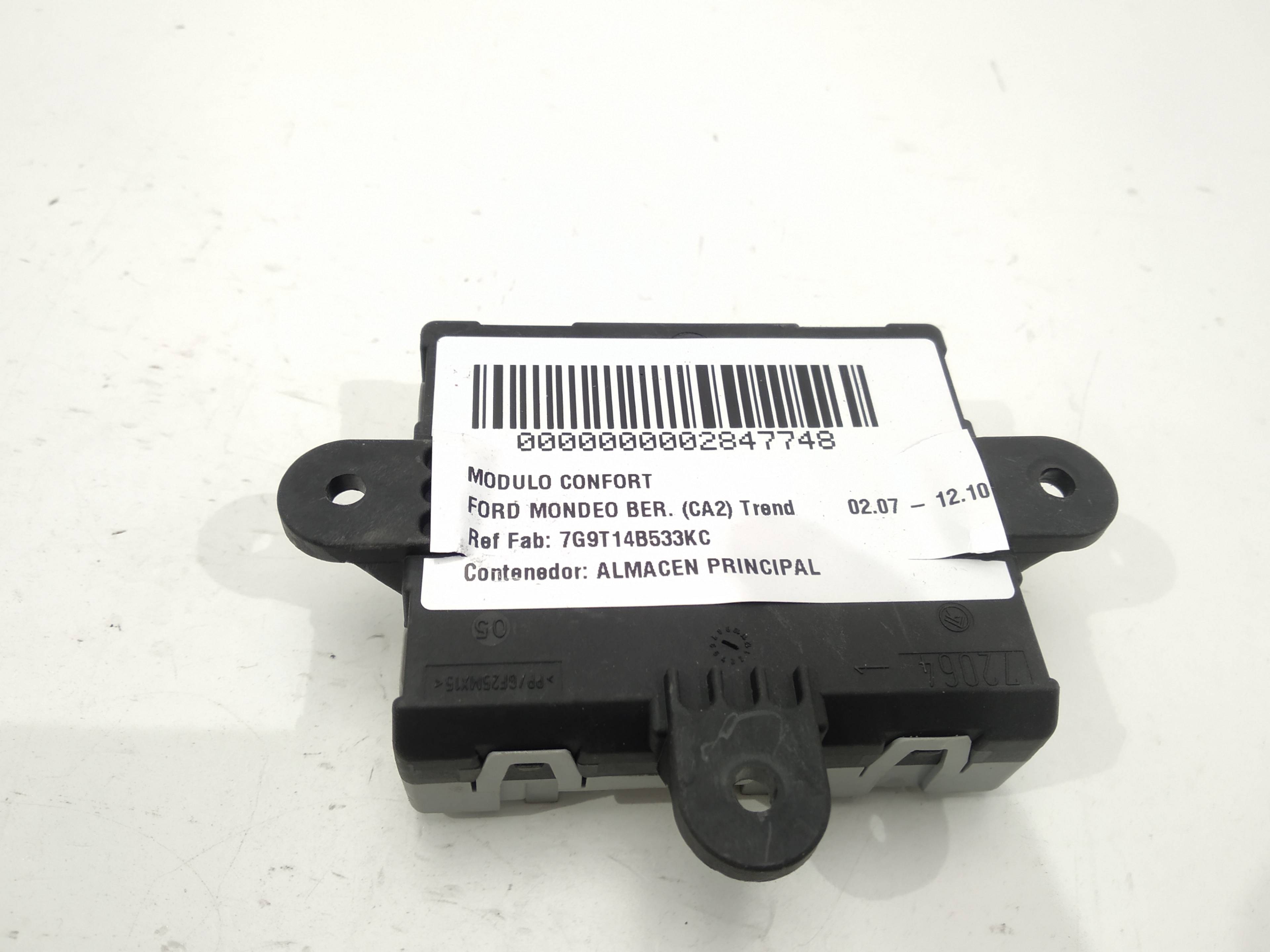 FORD Mondeo 4 generation (2007-2015) Unité de contrôle de confort 7G9T14B533KC, 7G9T14B533KC, 7G9T14B533KC 19335166