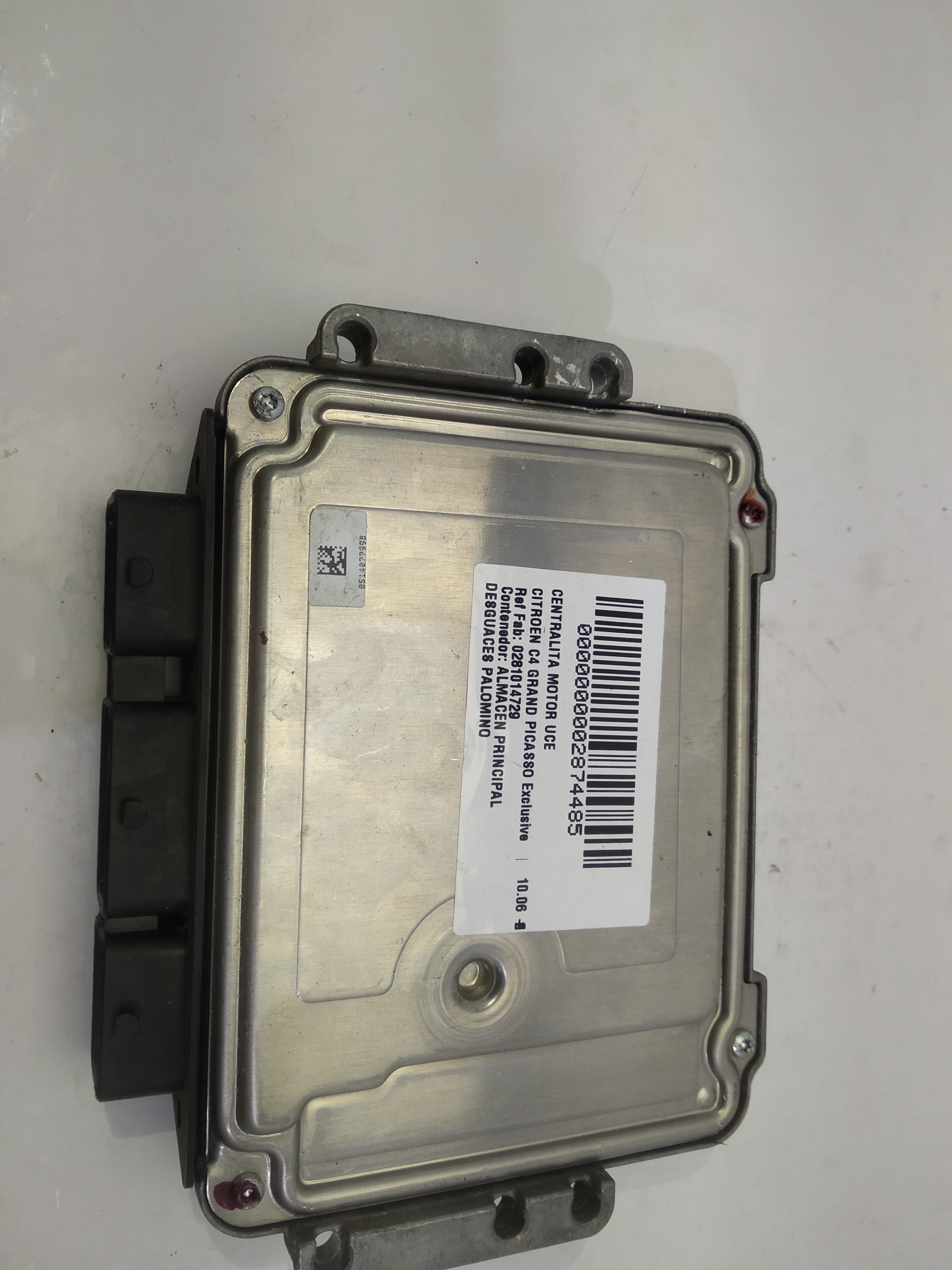 CITROËN C4 Picasso 1 generation (2006-2013) Engine Control Unit ECU 0281014729 25304642