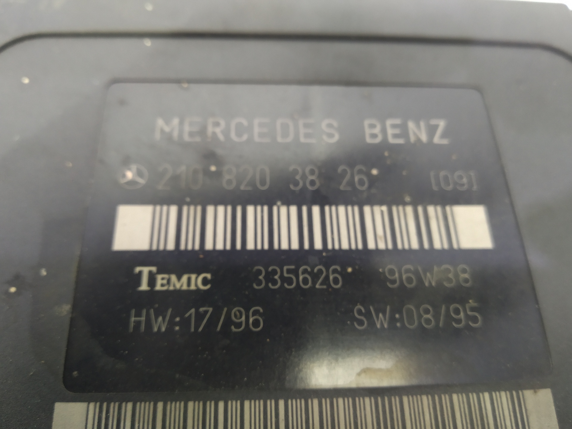 MERCEDES-BENZ E-Class W210 (1995-2002) Comfort Control Unit 2108203826 25300937
