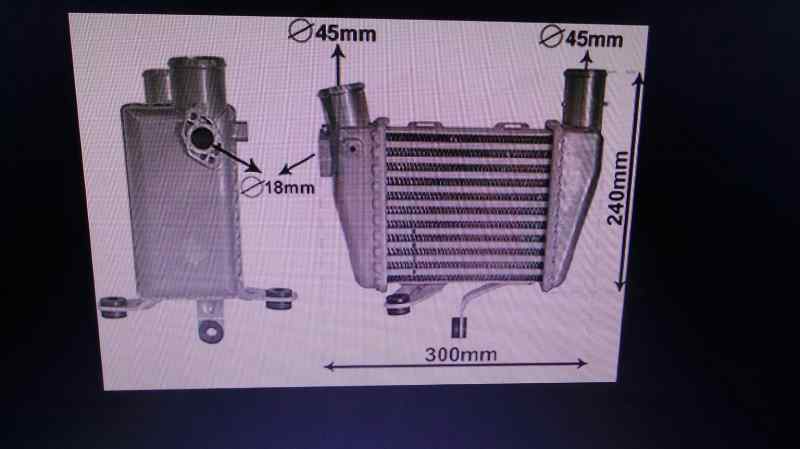 HYUNDAI Getz 1 generation (2002-2011) Intercooler Radiator 282712A500 19107446