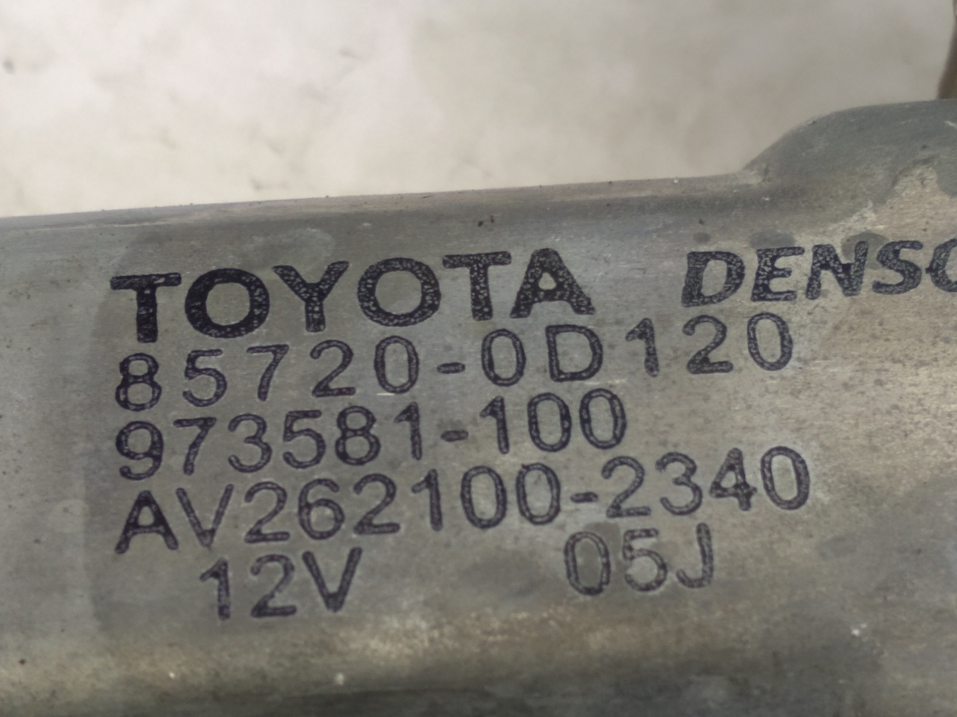 TOYOTA Auris 2 generation (2012-2015) Rear Right Door Window Regulator 857200D120 25305090