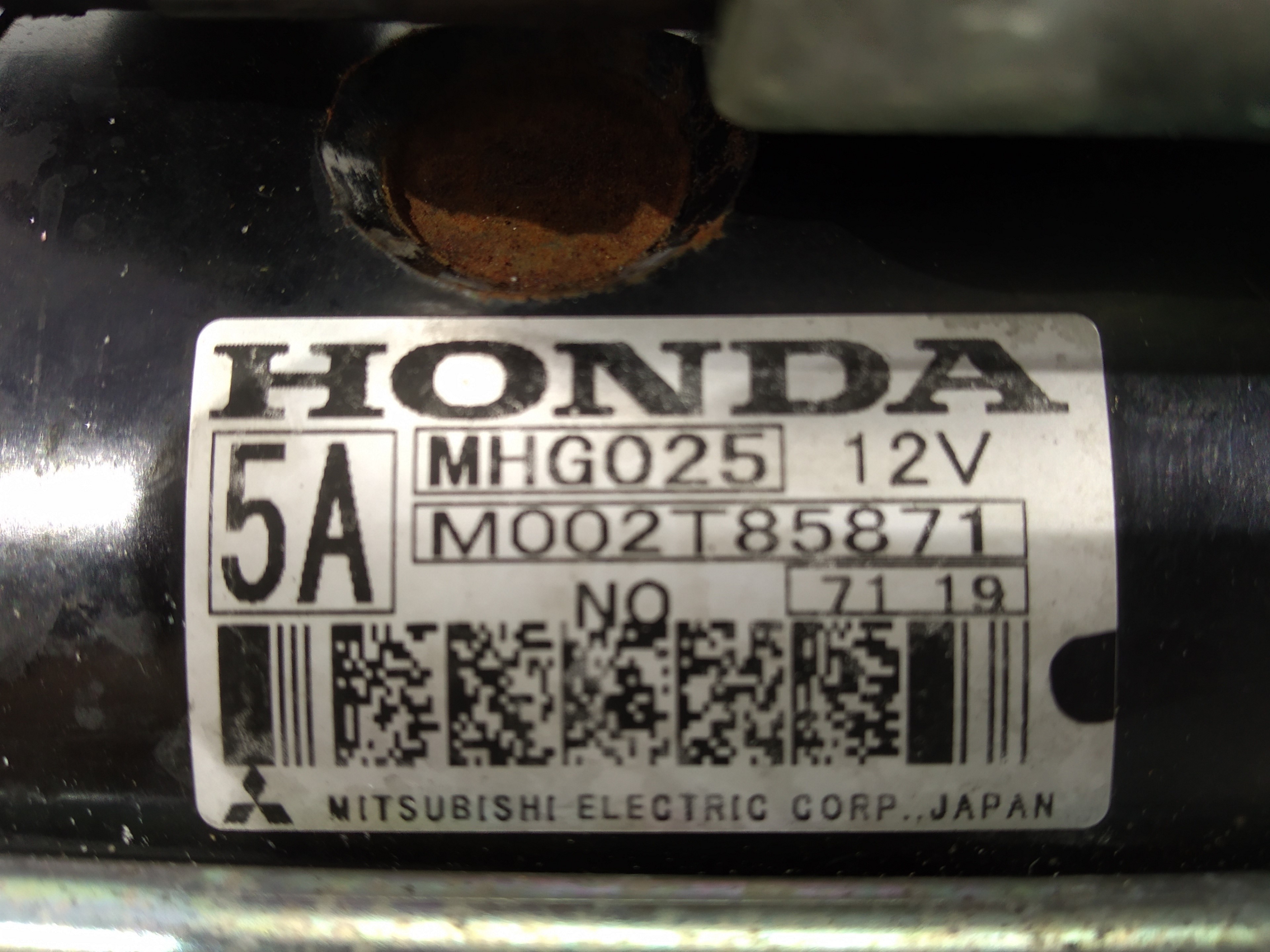 HONDA Civic 8 generation (2005-2012) Starteris M002T85871,M002T85871 19337329