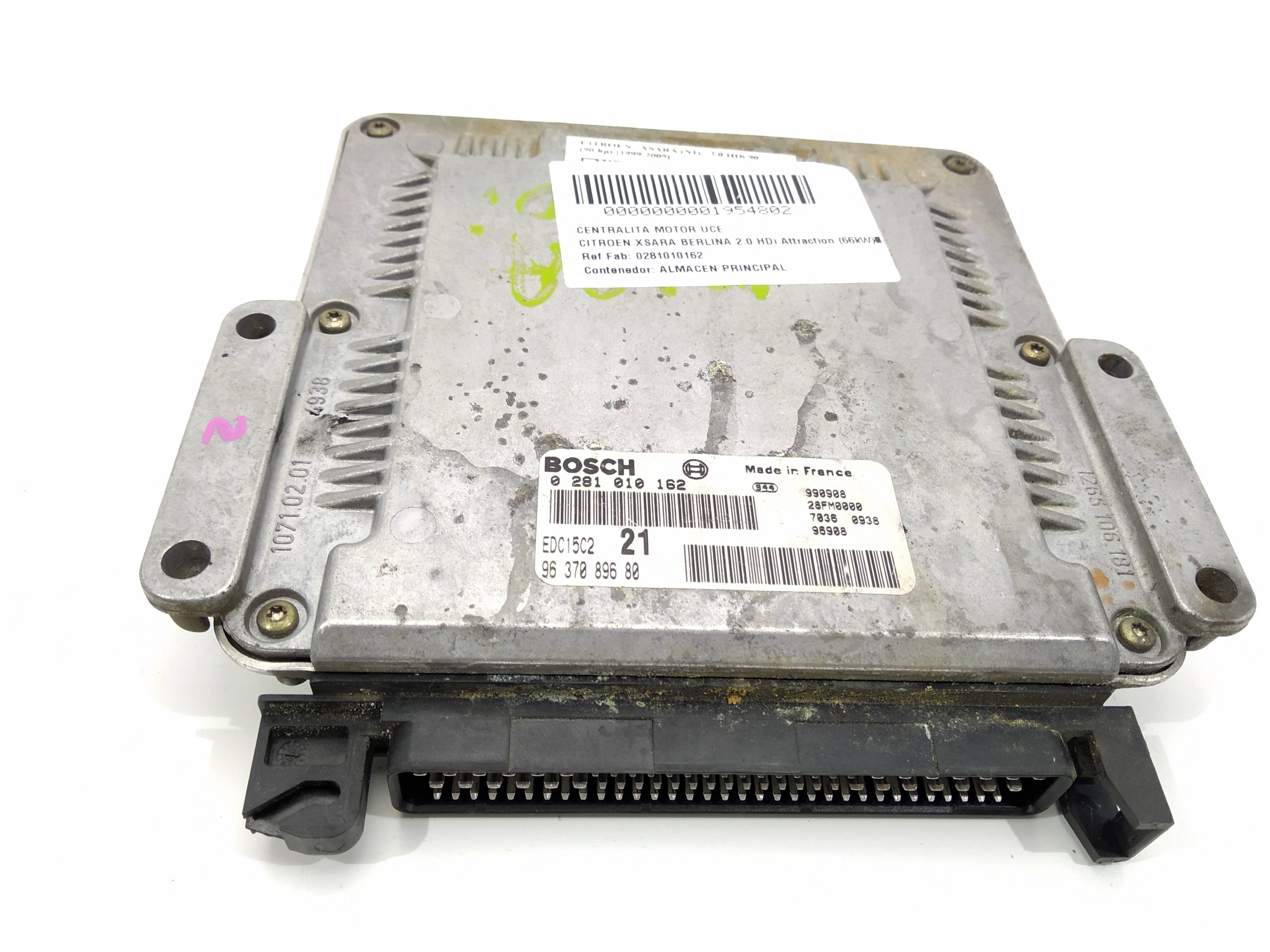 CITROËN Xsara 1 generation (1997-2004) Блок керування двигуном ECU 0281010162,0281010162,0281010162 19103268