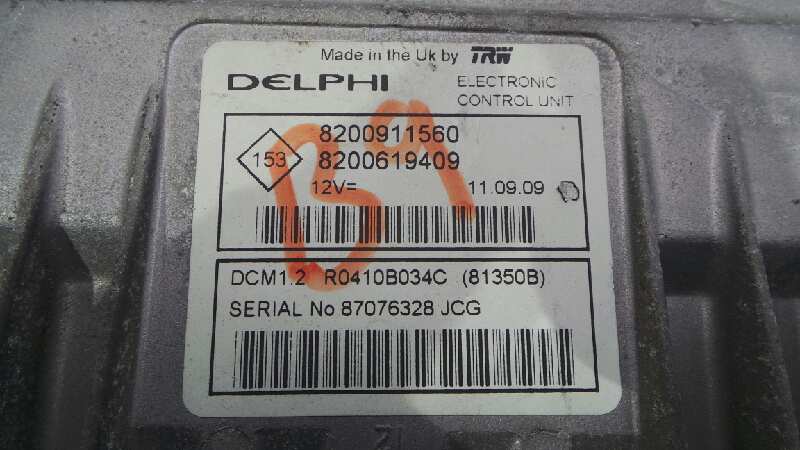 NISSAN Note 1 generation (2005-2014) Engine Control Unit ECU 8200911560,8200911560 19185377