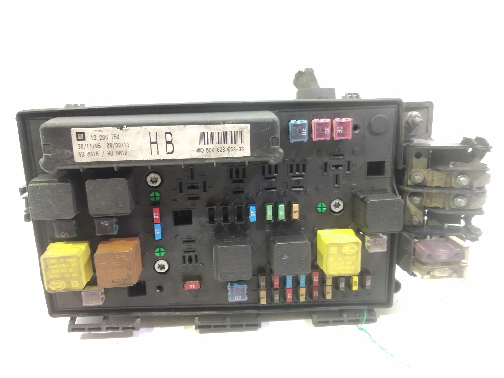 OPEL Astra J (2009-2020) Fuse Box 13206754 25304976