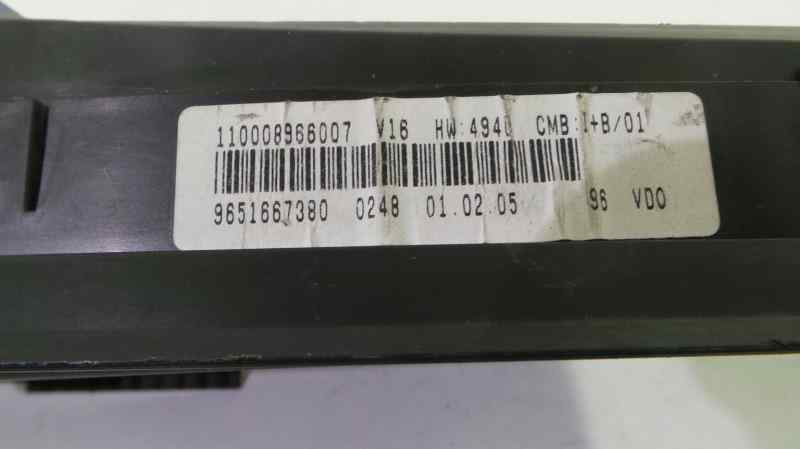 CITROËN Xsara Picasso 1 generation (1999-2010) Speedometer 9651667380 19133095