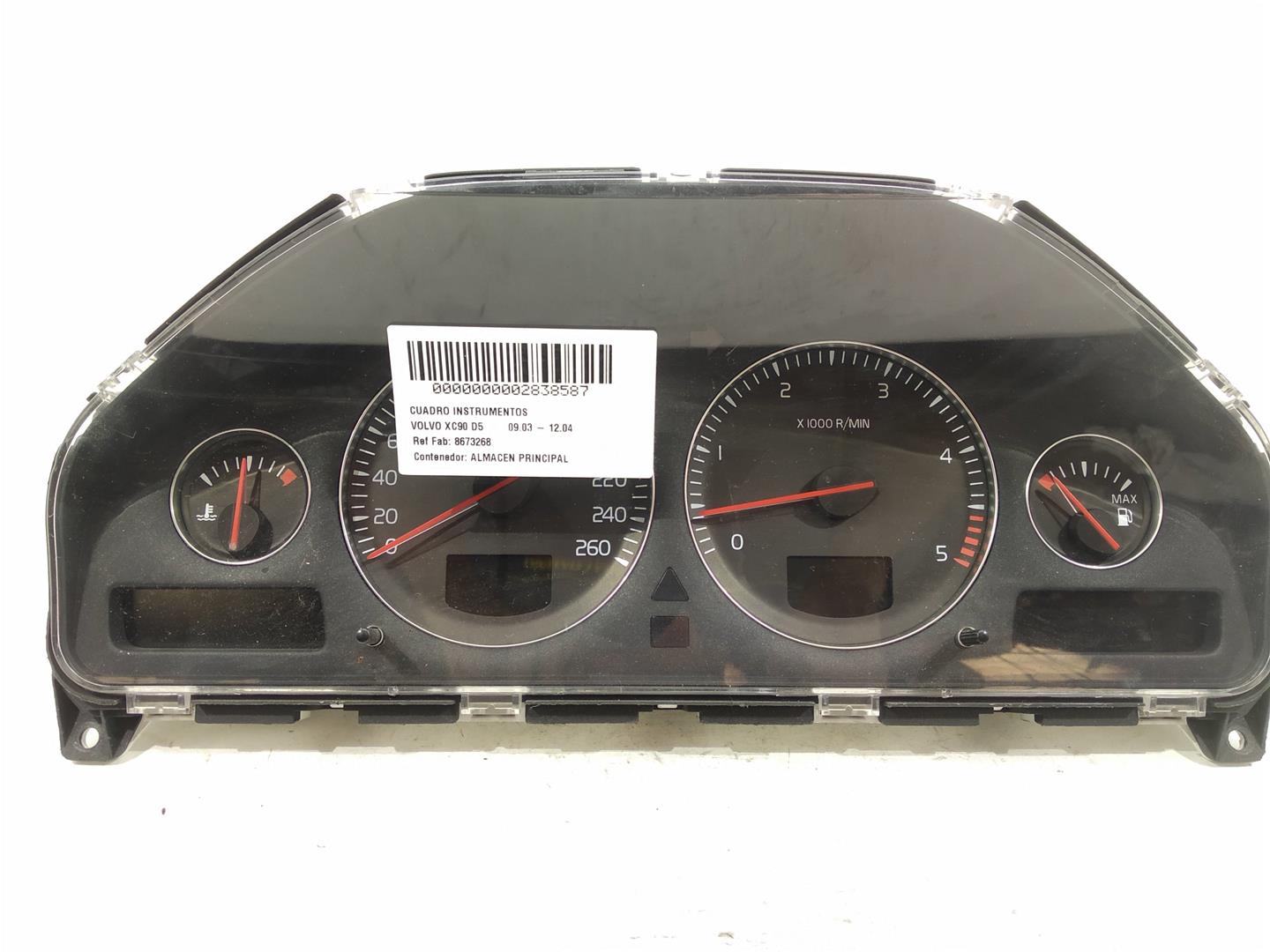 VOLVO XC90 1 generation (2002-2014) Speedometer 8673268, 8673268 24603418