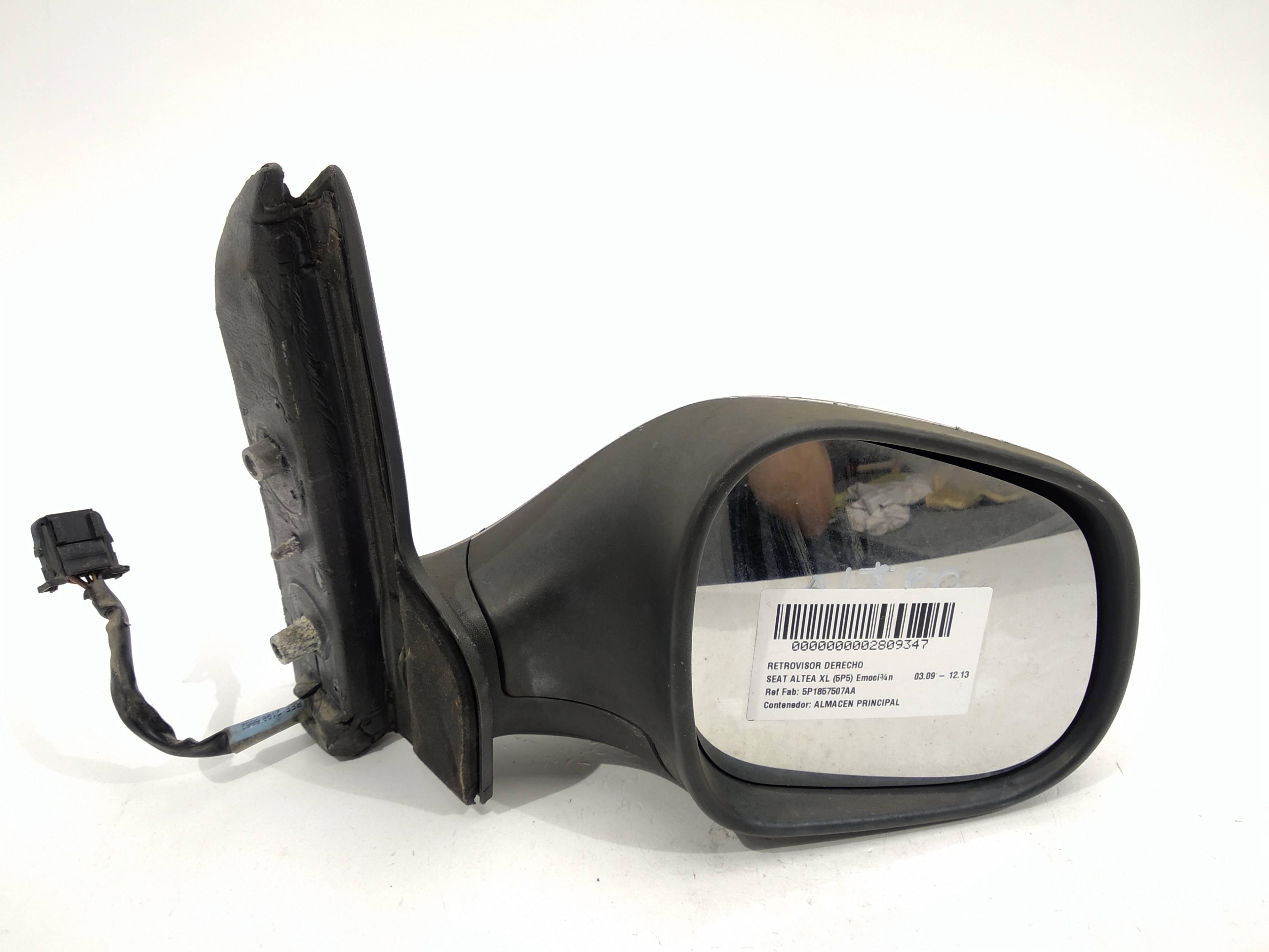 SEAT Toledo 3 generation (2004-2010) Right Side Wing Mirror 5P1857507AA, 5P1857507AA 19307277