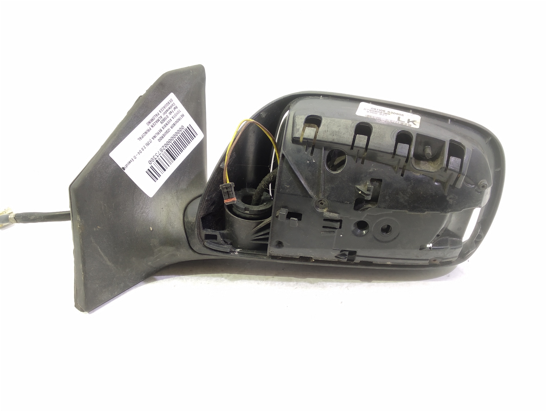 TOYOTA Avensis 2 generation (2002-2009) Left Side Wing Mirror 015829 25300714