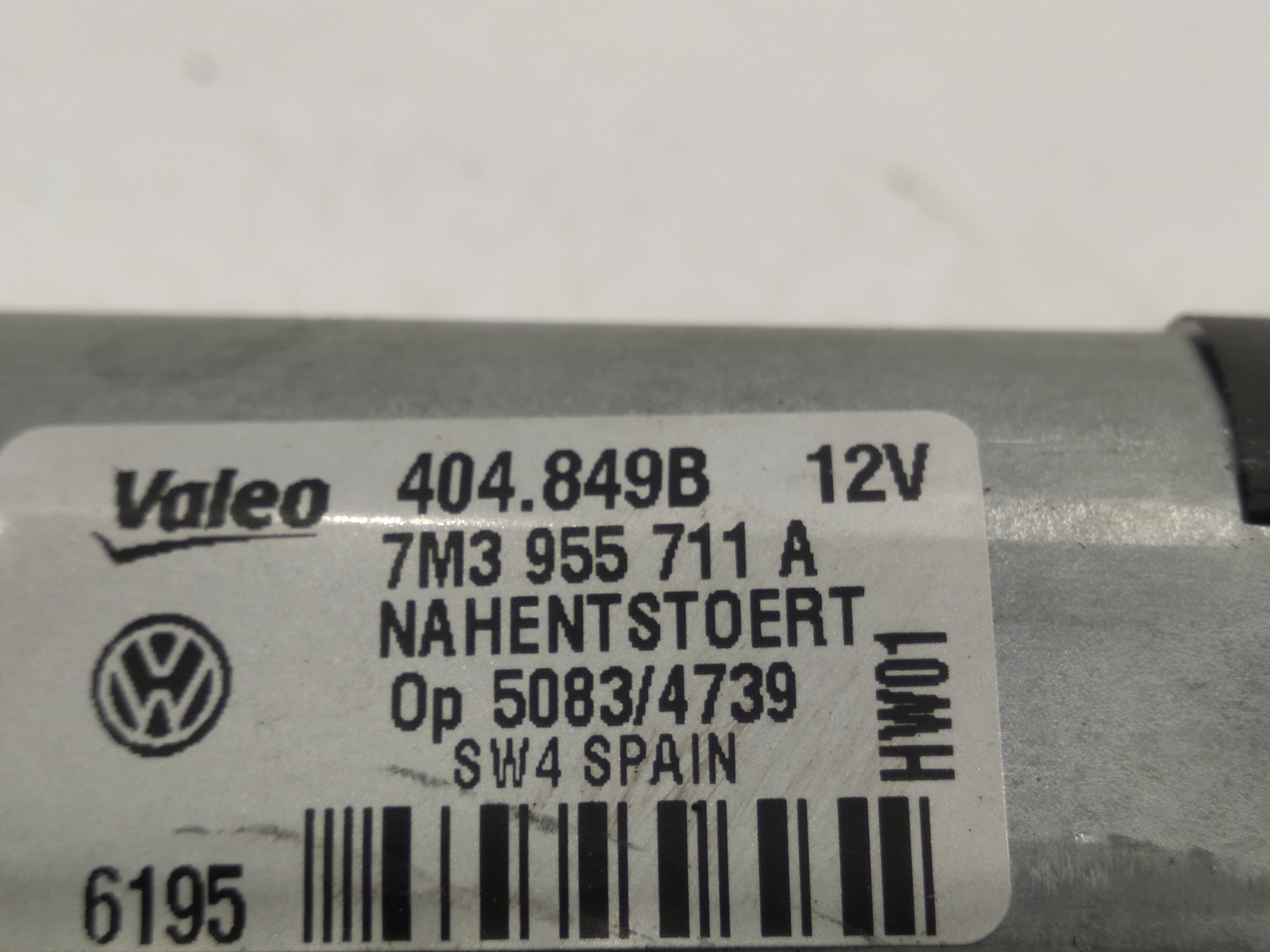 FORD Galaxy 1 generation (1995-2006) Moteur d'essuie-glace de hayon 7M3955711A, 7M3955711A, 7M3955711A 24514280