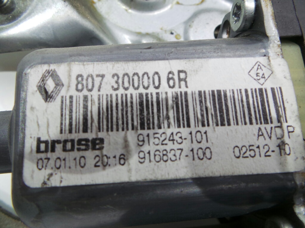 BMW Megane 3 generation (2008-2020) Ridicător de geam ușă dreapta față 807300006R, 807300006R, 807300006R 19291730