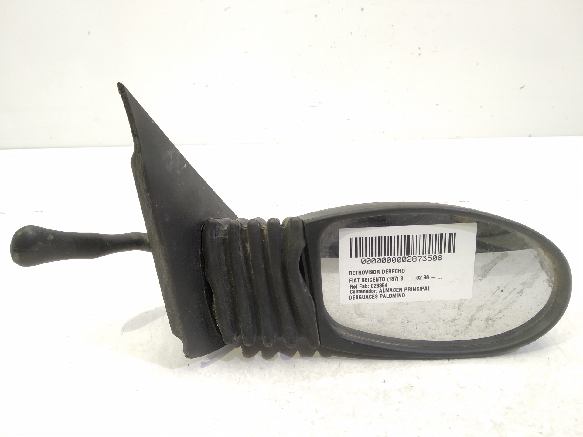 FIAT Seicento 1 generation (1998-2010) Right Side Wing Mirror 026354 25300859