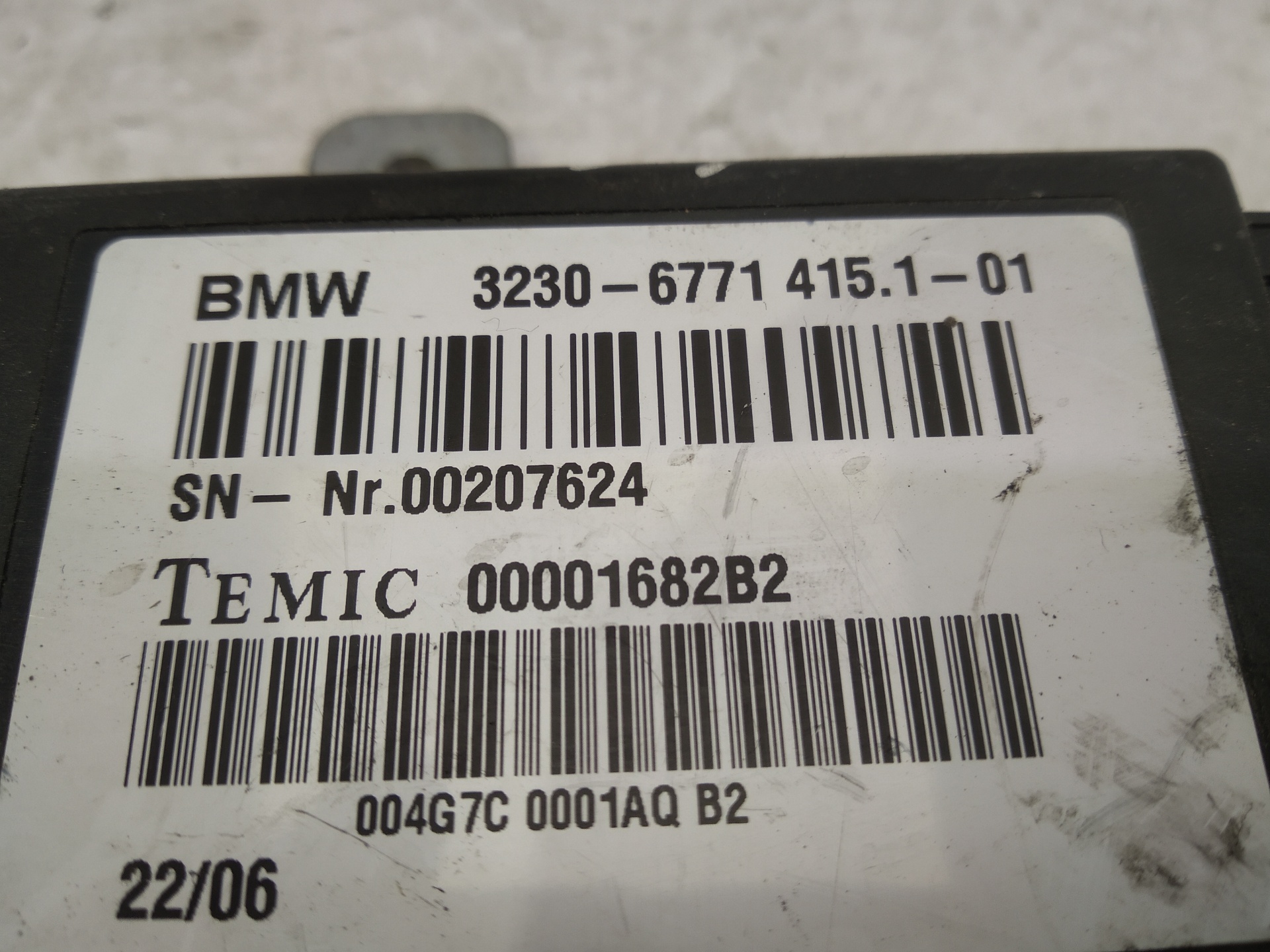 BMW 7 Series E65/E66 (2001-2008) Άλλες Μονάδες Ελέγχου 00001682B2 25300945