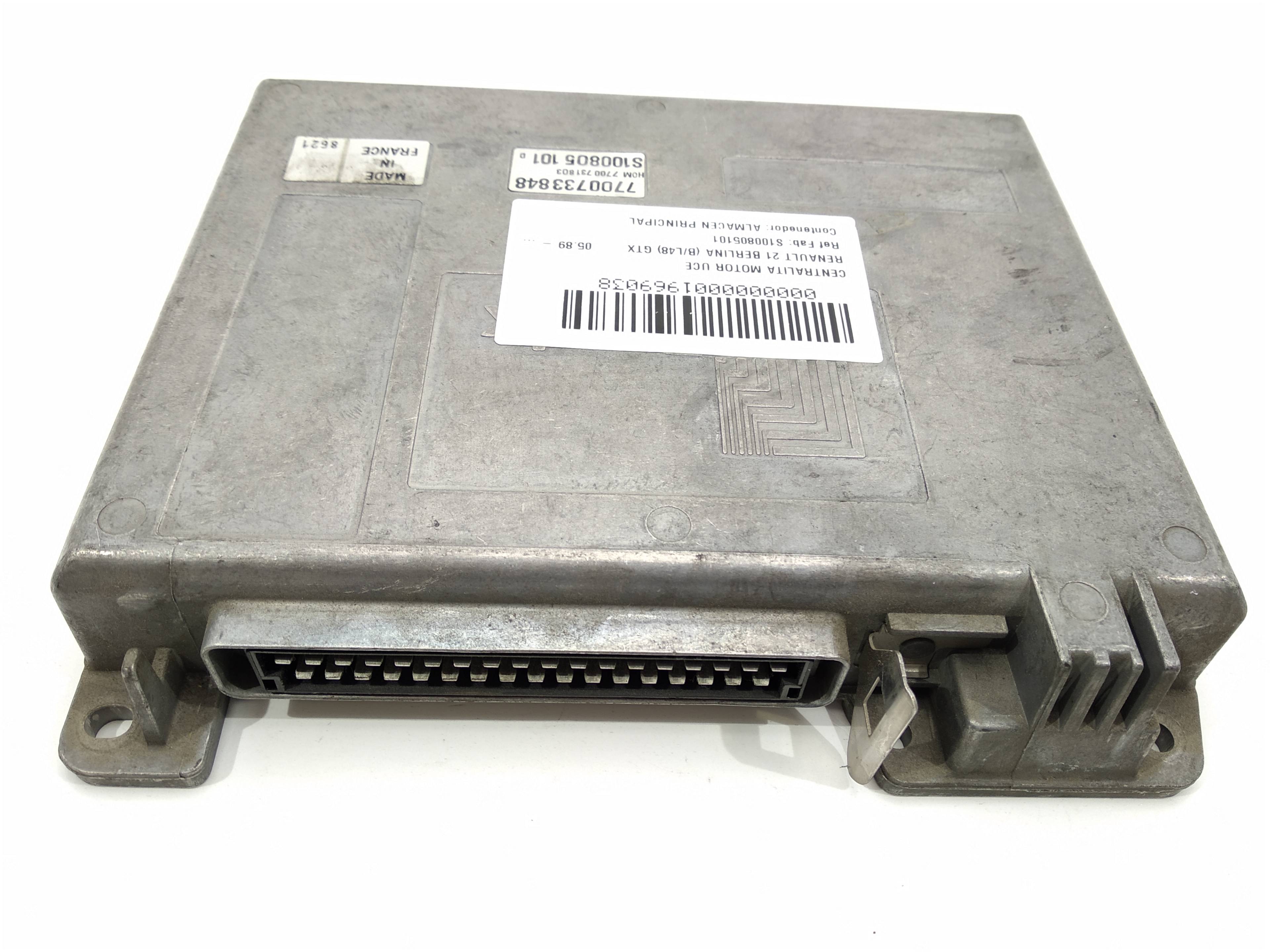 RENAULT Engine Control Unit ECU S100805101,S100805101,S100805101 19109057