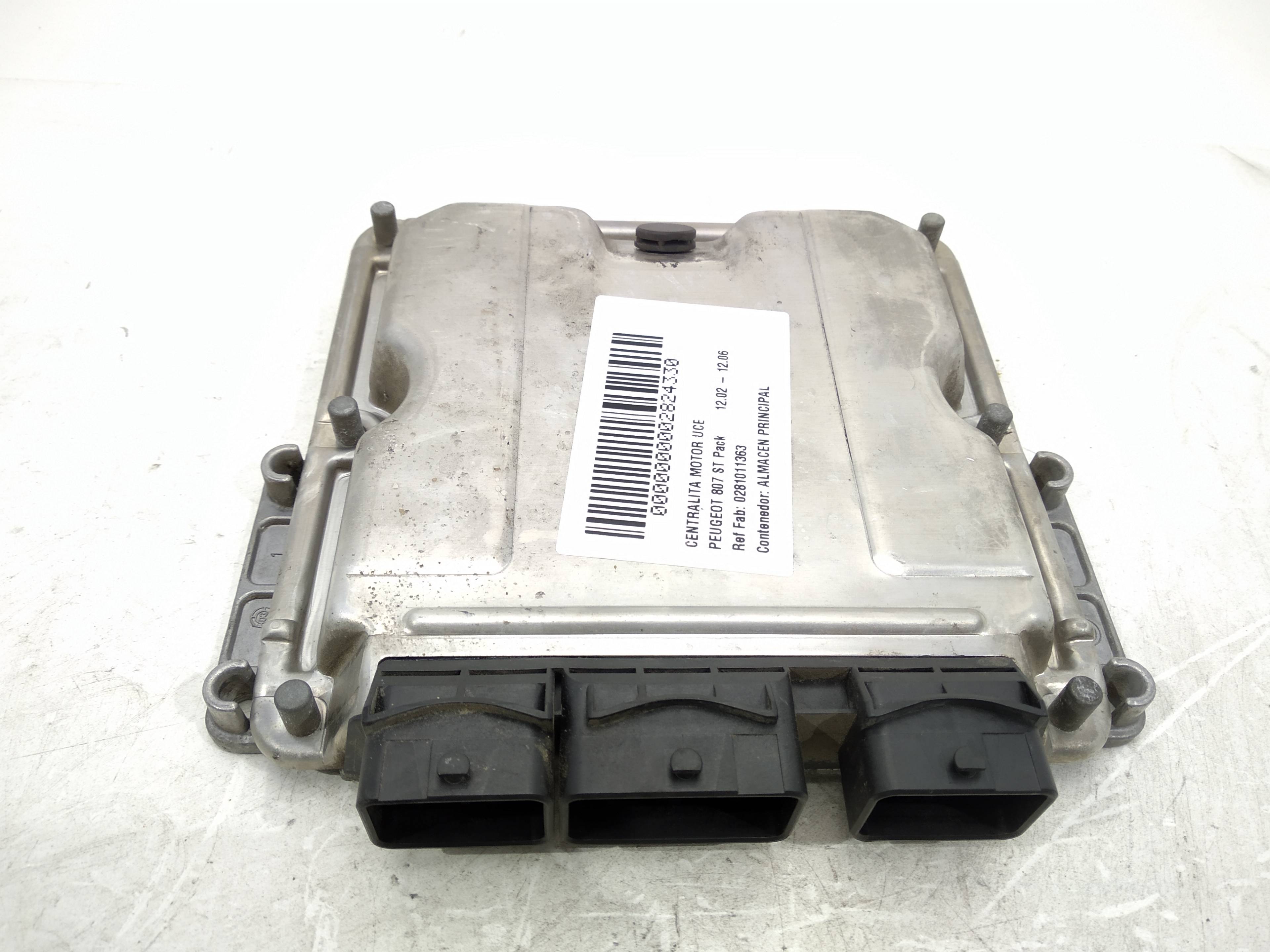 PEUGEOT 807 1 generation (2002-2012) Engine Control Unit ECU 0281011363,0281011363,0281011363 19316943