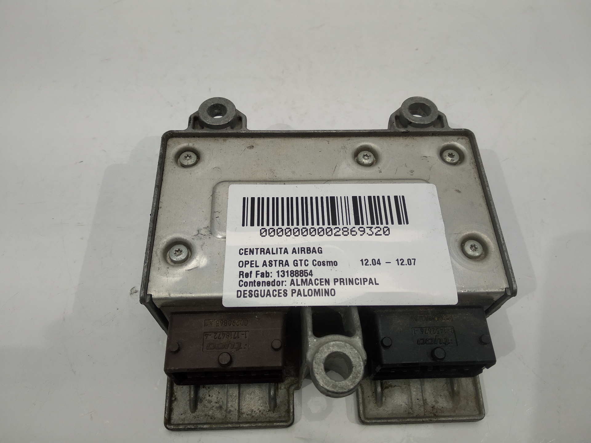 OPEL Astra H (2004-2014) Блок SRS 13188854, 13188854, 13188854 24514023