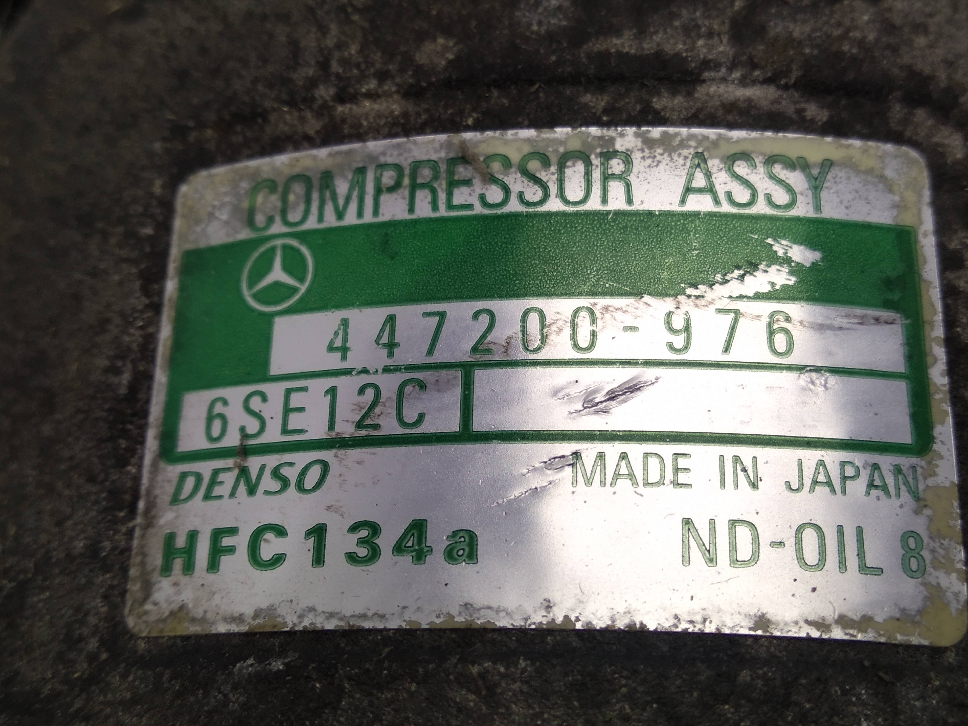 MERCEDES-BENZ A-Class W168 (1997-2004) Aircondition pumpe 447200976, 447200976, 447200976 19246714