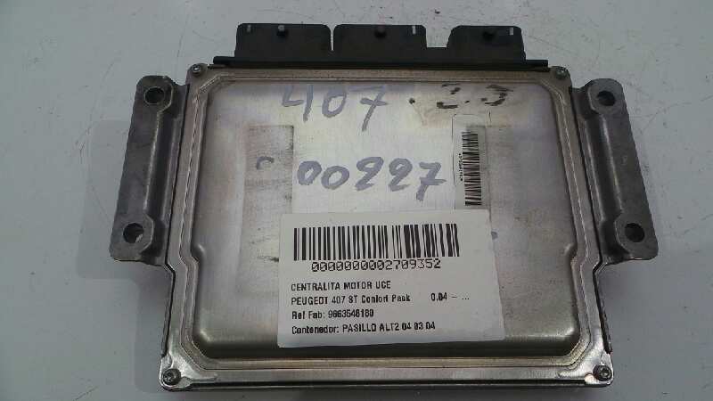 VAUXHALL 407 1 generation (2004-2010) Engine Control Unit ECU 9663548180,9663548180 19199508