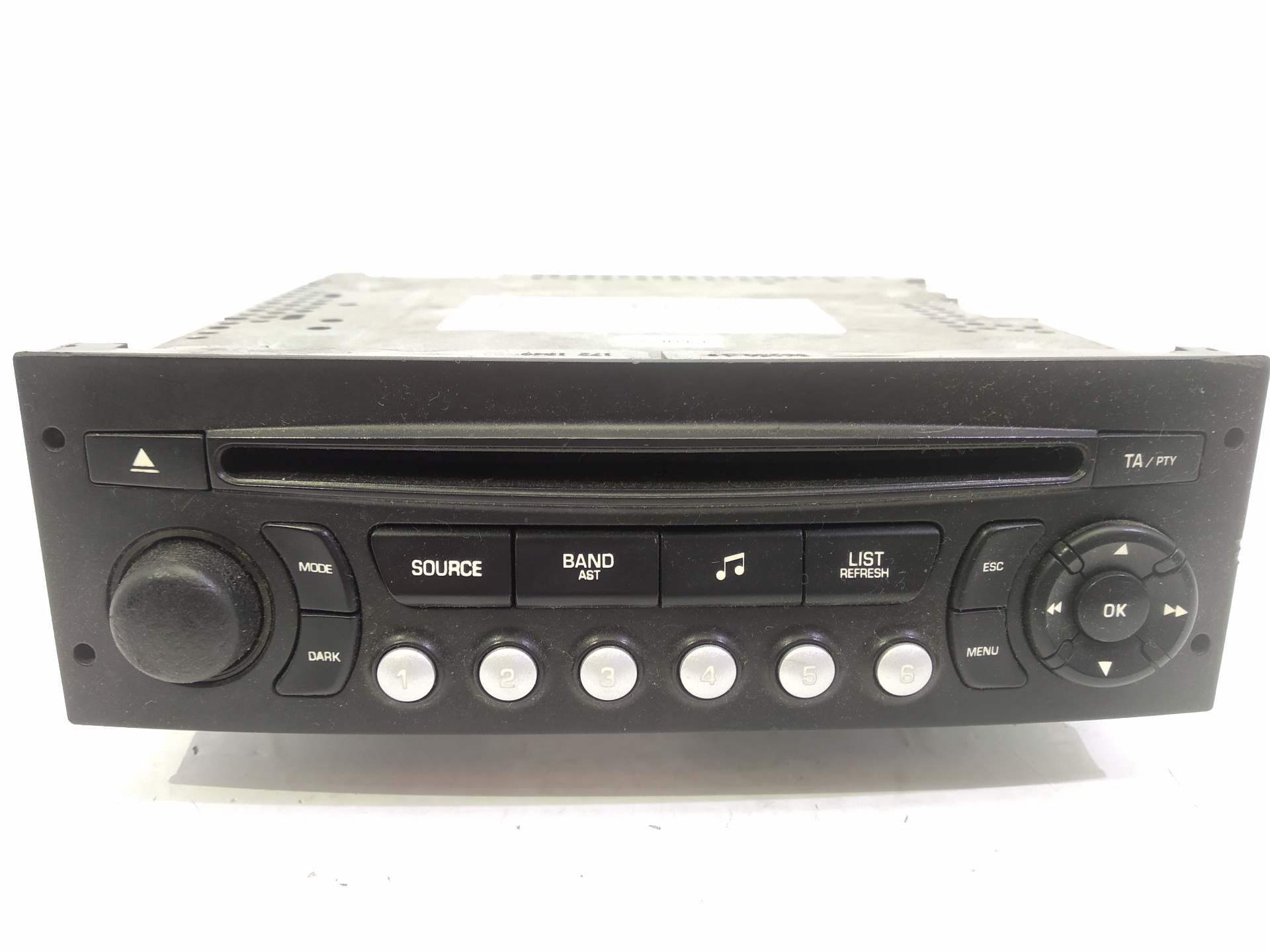 PEUGEOT Expert 2 generation (2007-2020) Music Player Without GPS 96766518XT 25304939